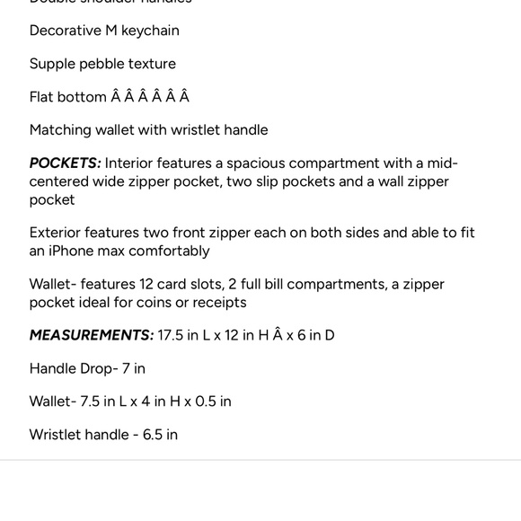 Michael Kors handbag with wallett - Picture 3 of 5